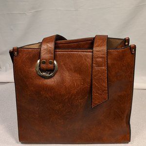 Dark brown tote